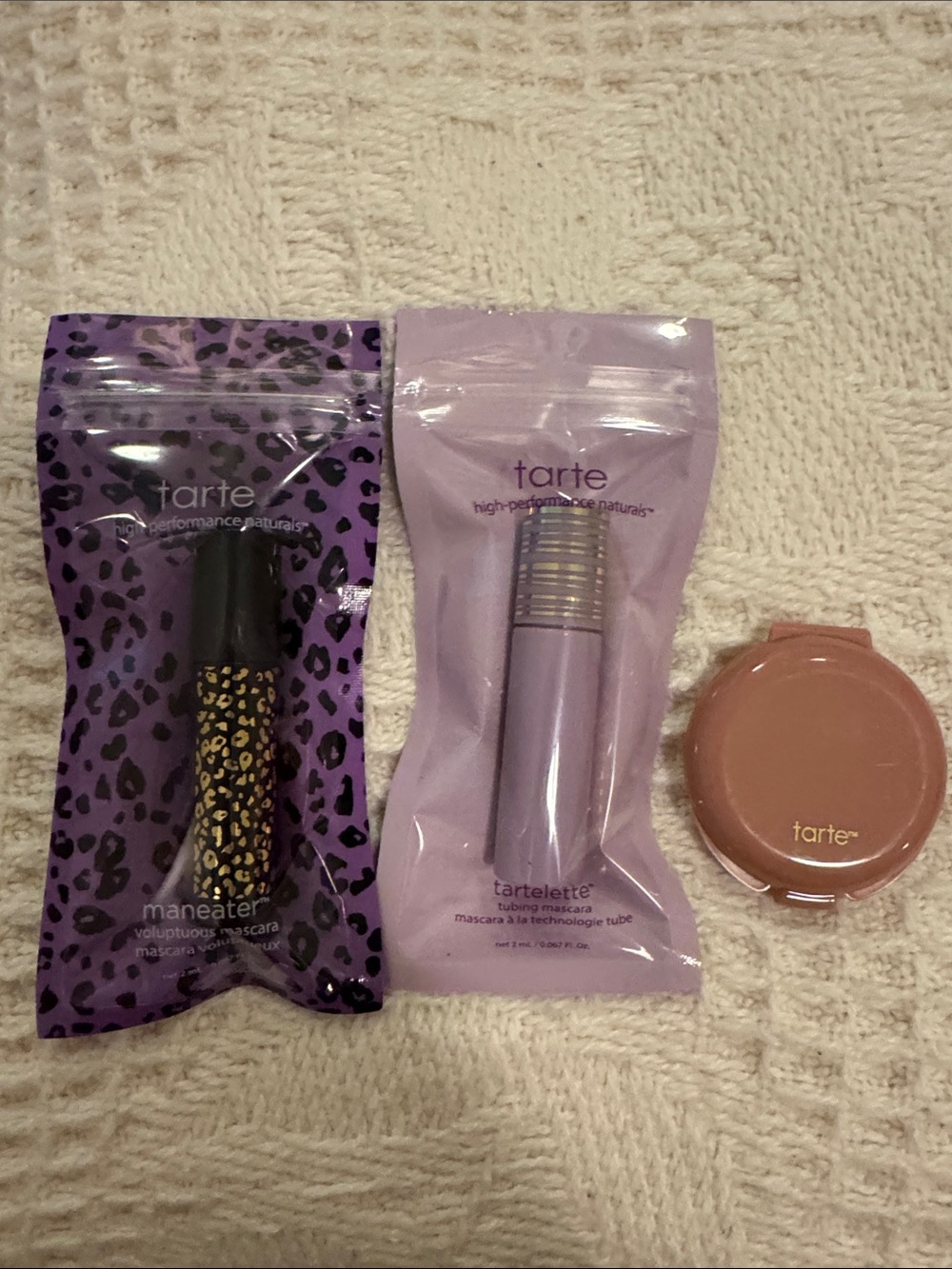 tarte Purple Mascara Duo with Nude-Pink Compact Blush